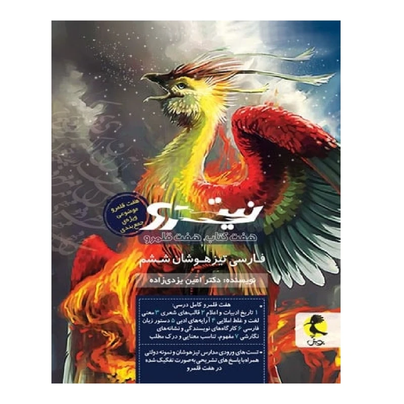 کتاب فارسی ششم نیترو تیزهوشان اثر امین یزدی زاده انتشارات پویش اندیشه خوارزمی جلد 2