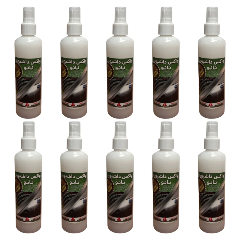واکس داشبورد خودرو مدل نانو حجم 250 میلی لیتر مجموعه 10 عددی 