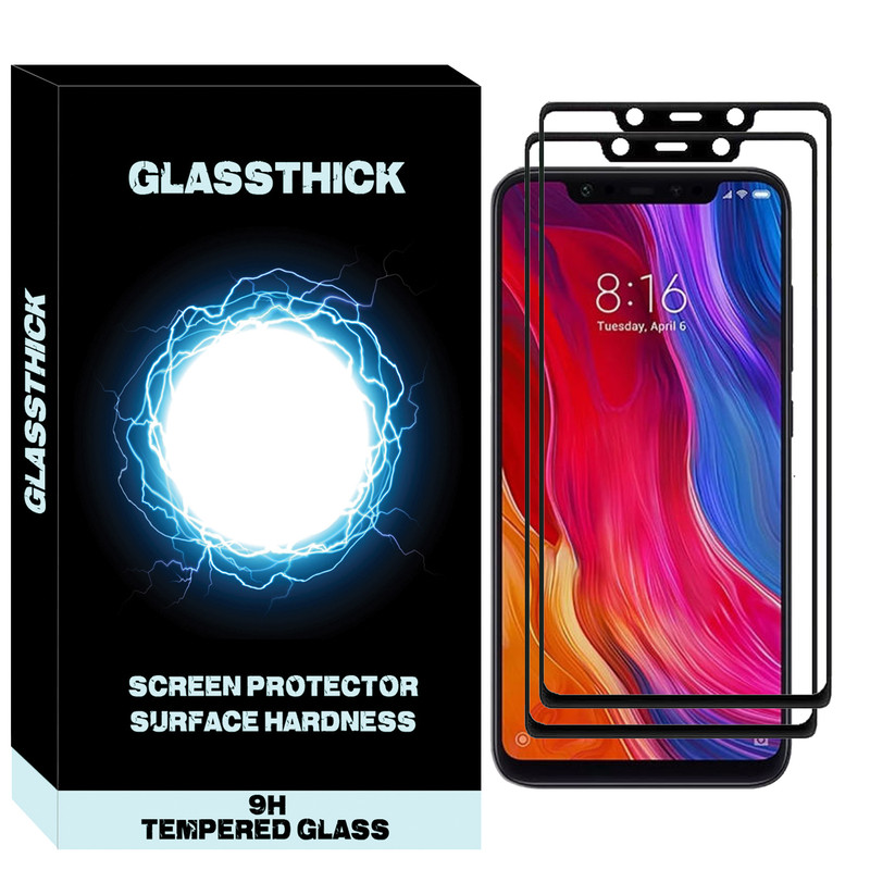 محافظ صفحه نمایش مدل Gtf-02 مناسب برای گوشی موبایل شیائومی MI 8SE بسته دو عددی