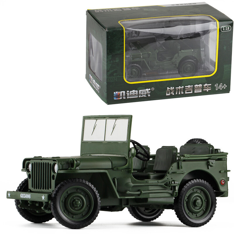 ماکت ماشین کا دی دبلیو مدل جیب ویلیز جنگی