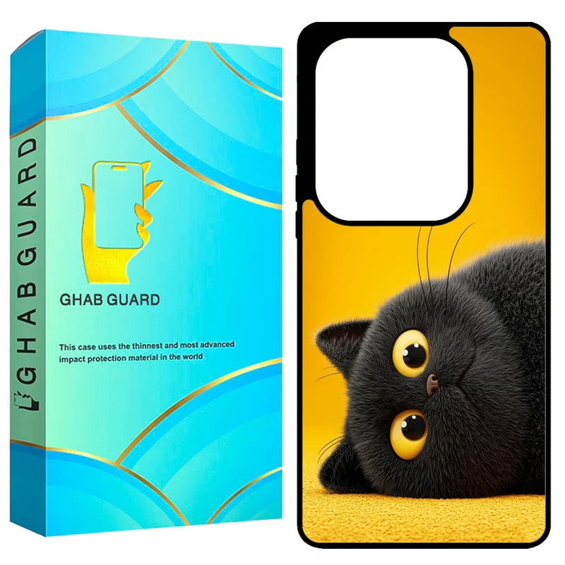 کاور قاب گارد طرح گربه مدل GCHPN13P مناسب برای گوشی موبایل شیائومی Redmi Note 13 Pro 4G / Poco M6 Pro 4G