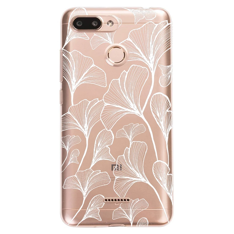 کاور مگافون طرح برگ مدل C51-W مناسب برای گوشی موبایل شیائومی Redmi 6 