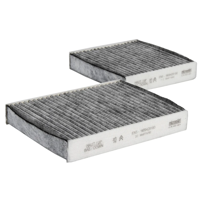 فیلتر کابین کربن فعال مدل 2E900 مناسب برای پژو 2008 بسته 2 عددی
