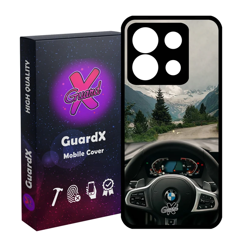 کاور گارد ایکس طرح BMW مدل Glass10346 مناسب برای گوشی موبایل شیائومی Redmi Note 13 5G