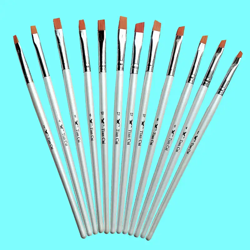 قلم موی طراحی ناخن تیان کای مدل T12 مجموعه 12 عددی