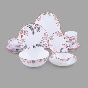 سرویس غذاخوری اوپال 26 پارچه 6 نفره دینو مدل Flore