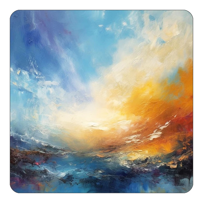 مگنت کاکتی طرح نقاشی رنگ روغن مدل mp69450