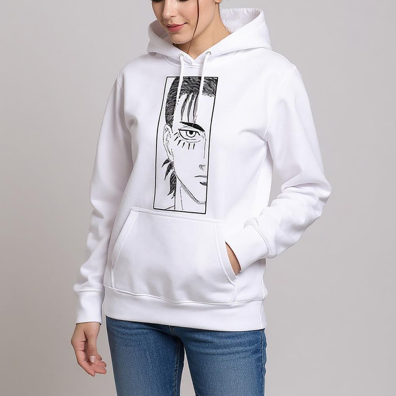 هودی زنانه مدل انیمه ای اتک ان تایتان کد z064