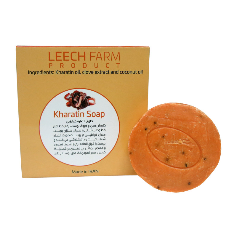 صابون لیچ فارم مدل خراطین وزن 60 گرم صابون لیچ فارم مدل خراطین وزن 60 گرم