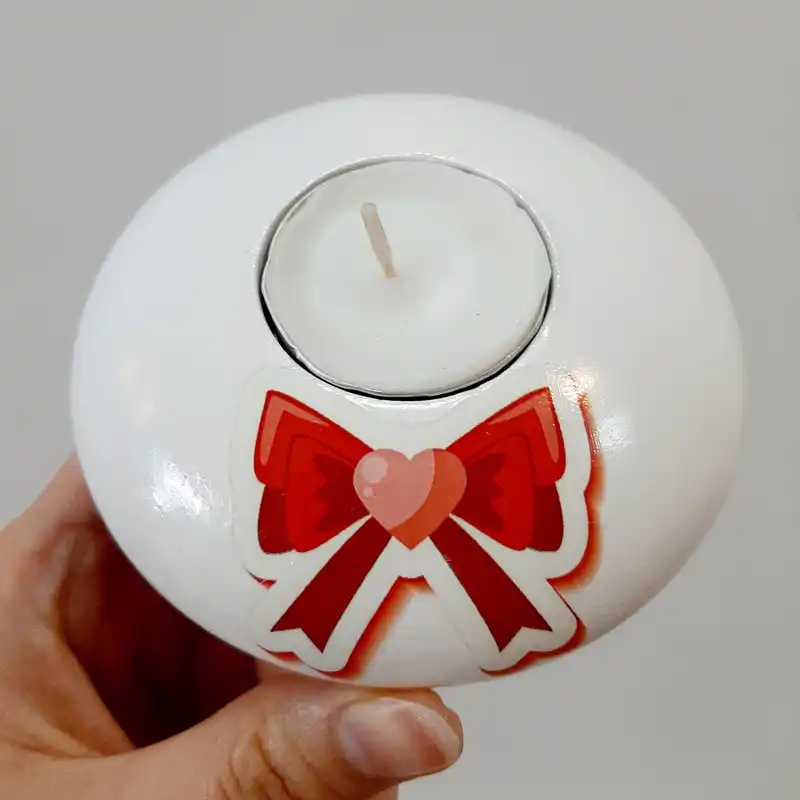 قالب شمع سیلیکونی مدل وارمر عدسی بزرگ