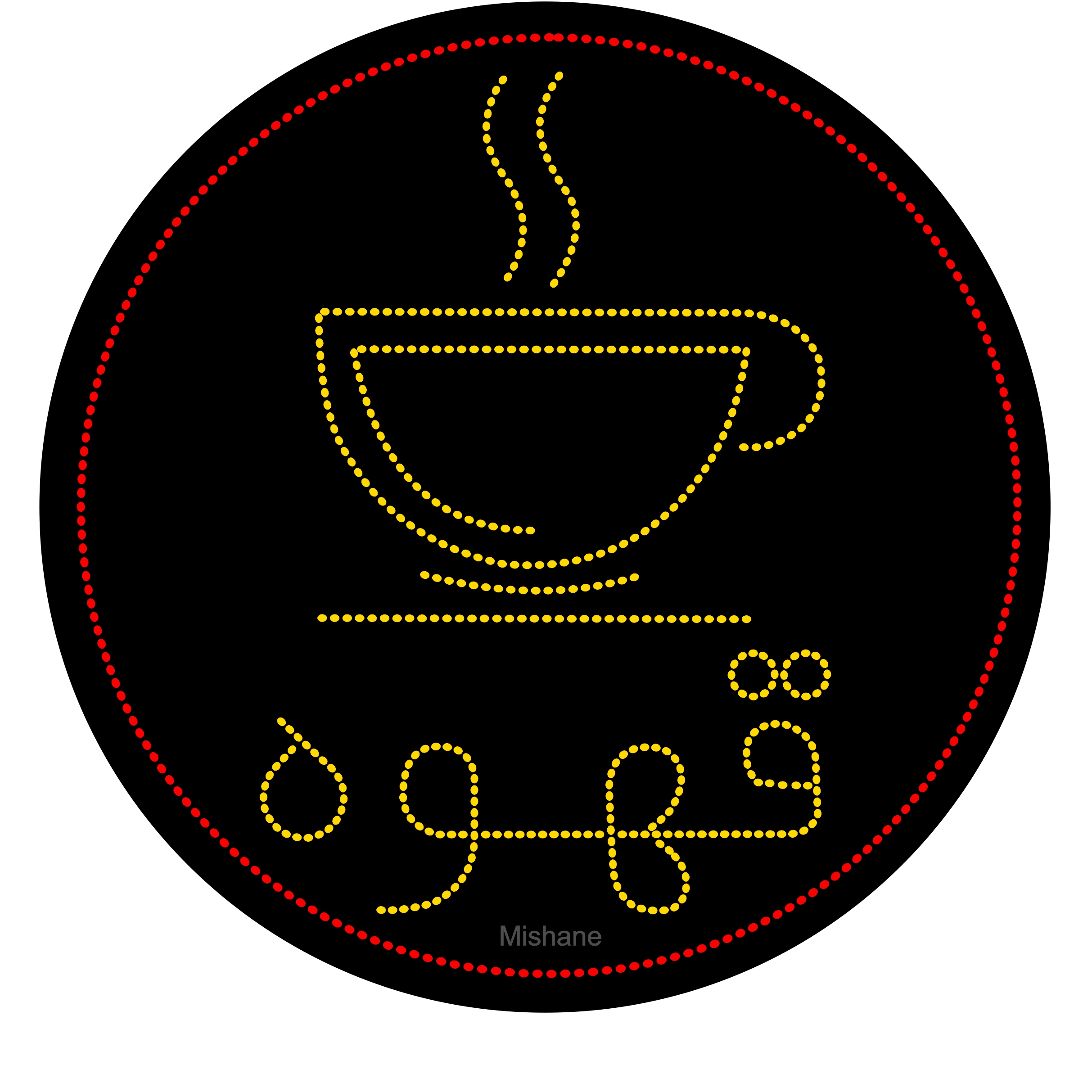 تابلو ال ای دی میشانه مدل قهوه کد 870