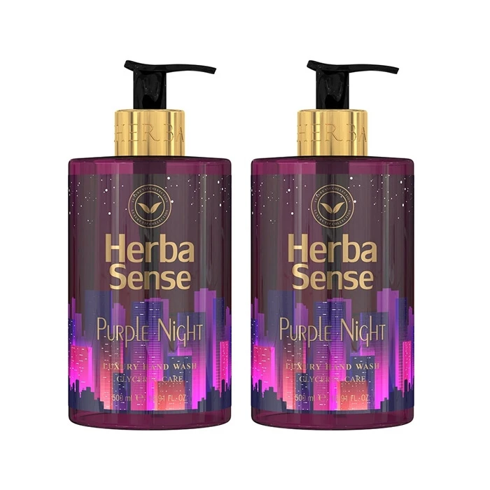 مایع دستشویی آردن هرباسنس مدل پرپل نایت حجم 500 میلی لیتر بسته 2 عددی