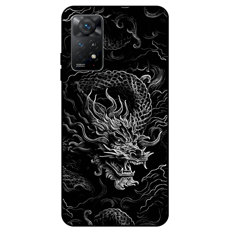 کاور مگافون طرح اژدها مدل 1897 مناسب برای گوشی موبایل شیائومی Redmi Note 11 Pro 4G / 5G 