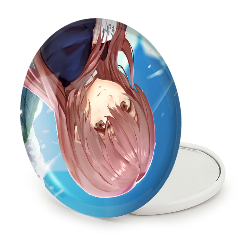 آینه جیبی خندالو طرح شوکو نیشیمیا انیمه سایلنت ویس A Silent Voice مدل تاشو کد 15827