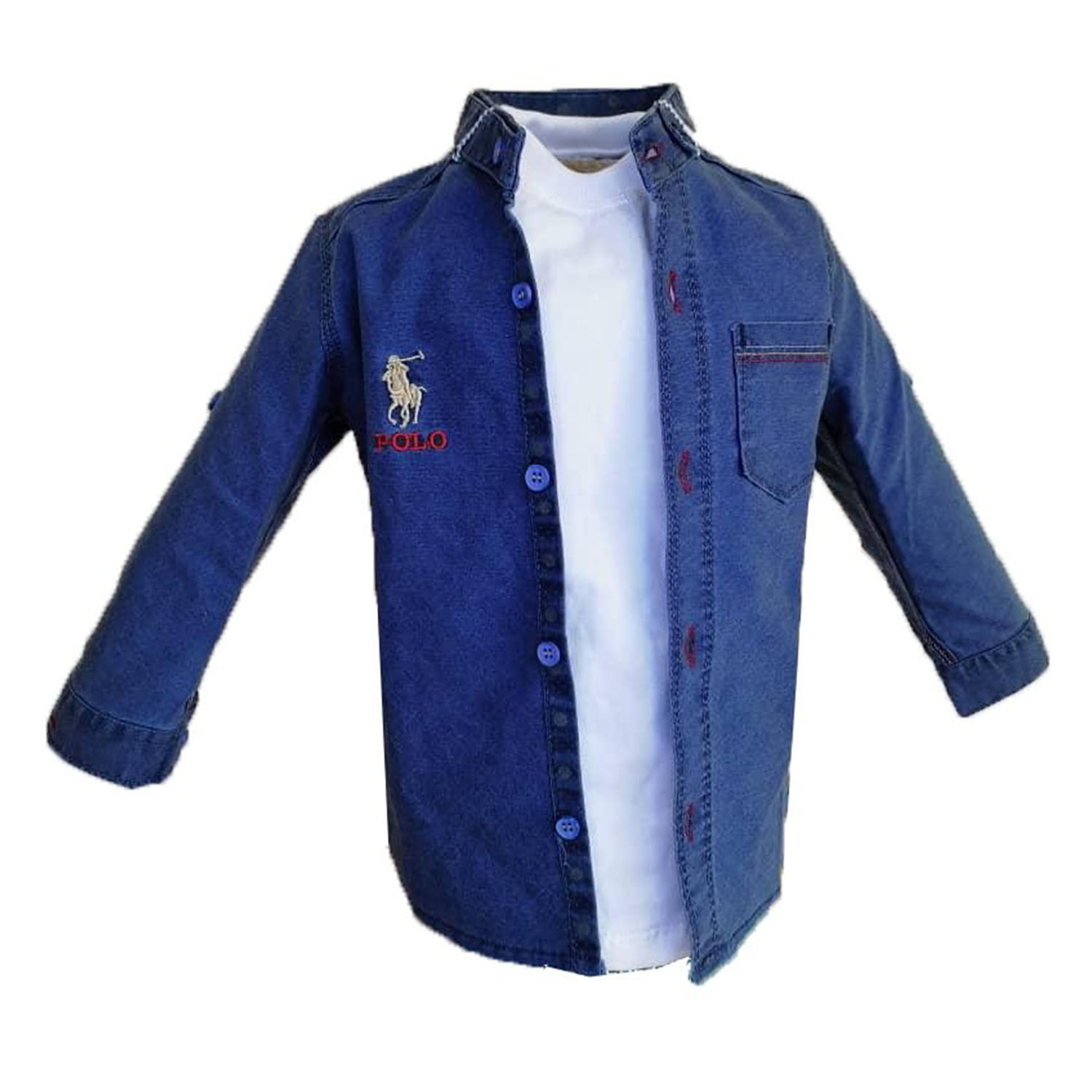 ست پیراهن و تی شرت پسرانه مدل 313