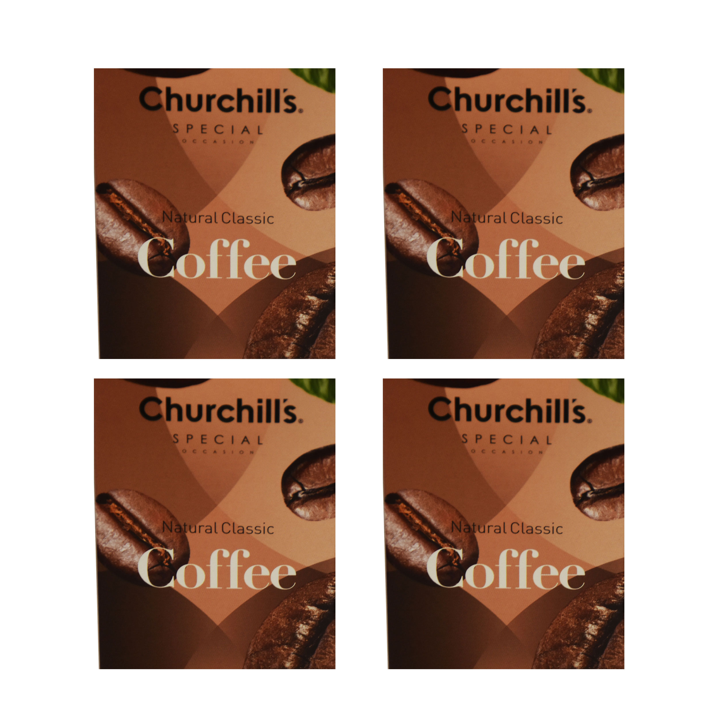کاندوم چرچیلز مدل Natural Classic Coffee مجموعه 4 عددی