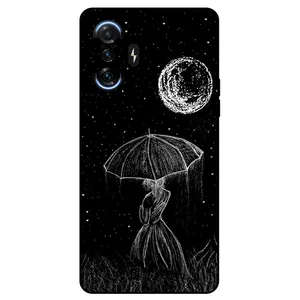 Megafone Girl and Moon 1369 Cover For Xiaomi Redmi K40 Gaming