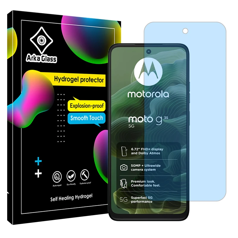 محافظ صفحه نمایش آنتی بلو آرکا گلس مدل Eye Car مناسب برای گوشی موبایل موتورولا Moto G35