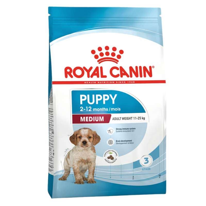 غذای خشک سگ رویال کنین مدل medium puppy وزن 15 کیلوگرم