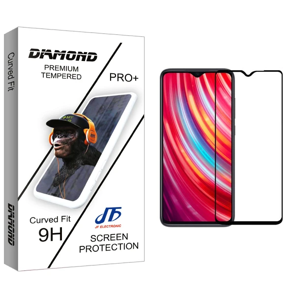 محافظ صفحه نمایش مات جی اف مدل Diamond glass مناسب برای گوشی موبایل شیائومی Redmi Note 8Pro