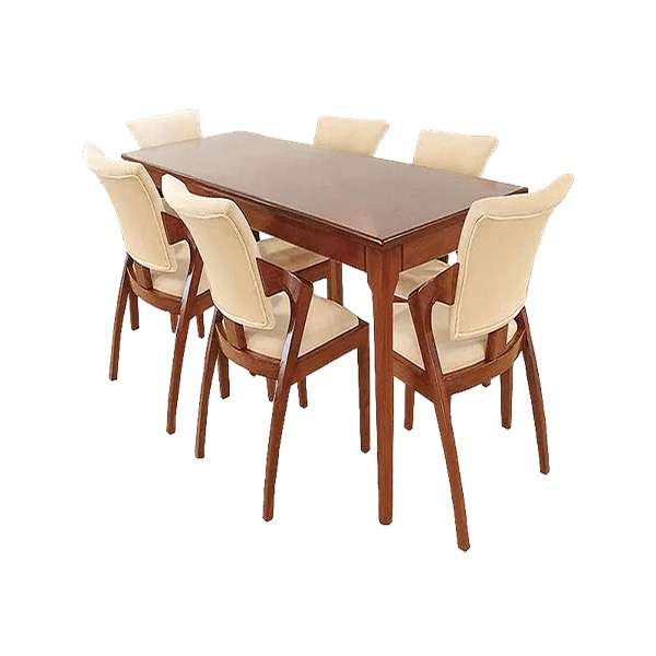 میز و صندلی ناهارخوری ۶ نفره فروشگاه مهراد مدرن کد ۴۰۰۷