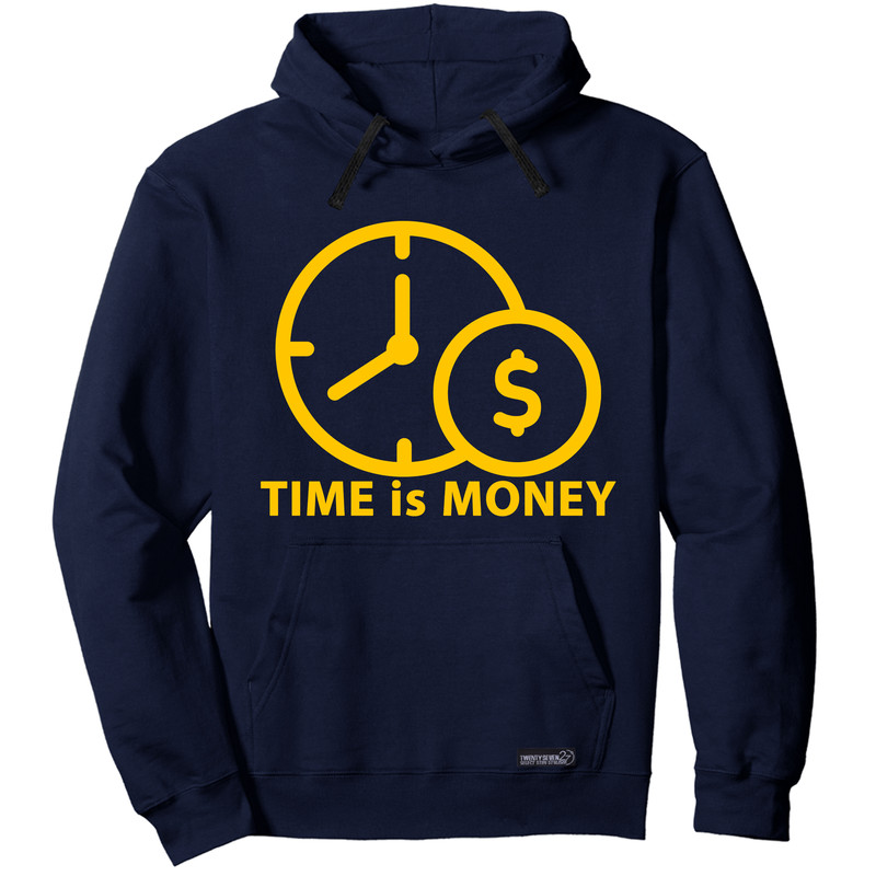 هودی مردانه 27 مدل Time is Money کد MH1548