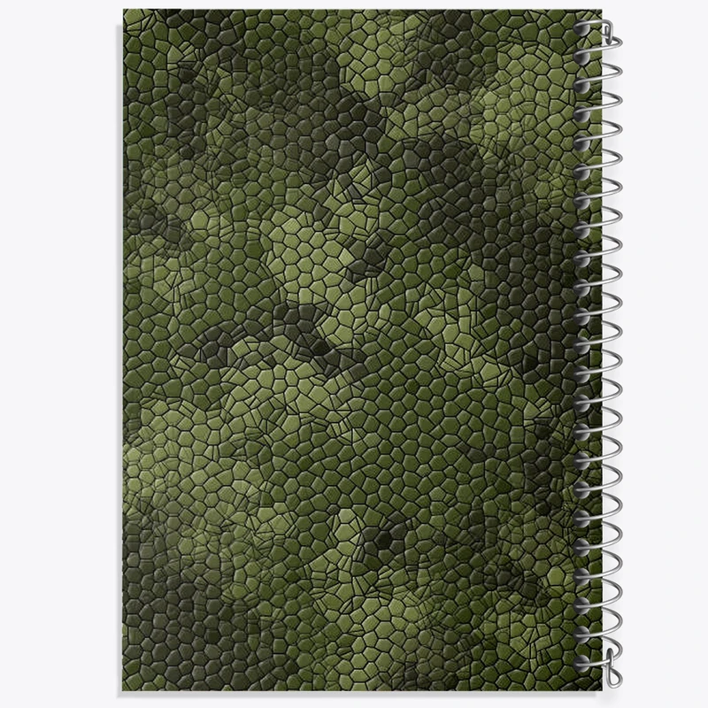 دفتر ژورنال نویسی 50 برگ خندالو مدل نقطه ای طرح پترن چریکی کد N62