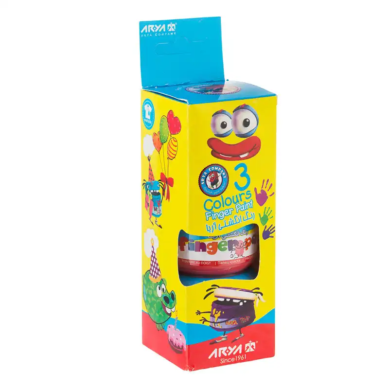 رنگ انگشتی 3 رنگ آریا مدل 7004 کد 65169