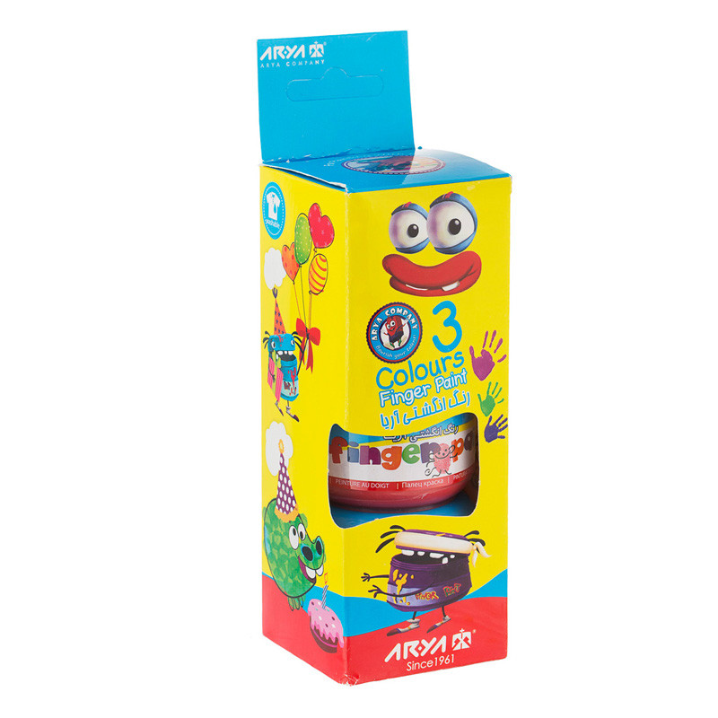 رنگ انگشتی 3 رنگ آریا مدل 7004 کد 65169