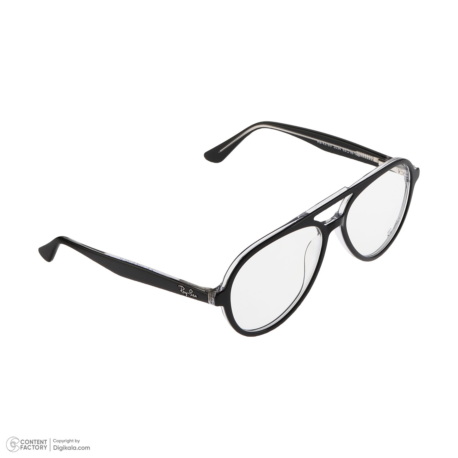 فریم عینک طبی خلبانی (Aviator) ری بن مدل 0RB4376V-2034 مناسب برای انواع صورت -  - 7