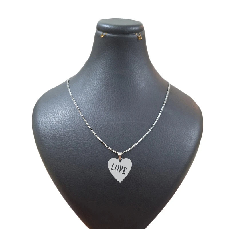گردنبند زنانه هایکا مدل قلب و عشق کد n.ha 72