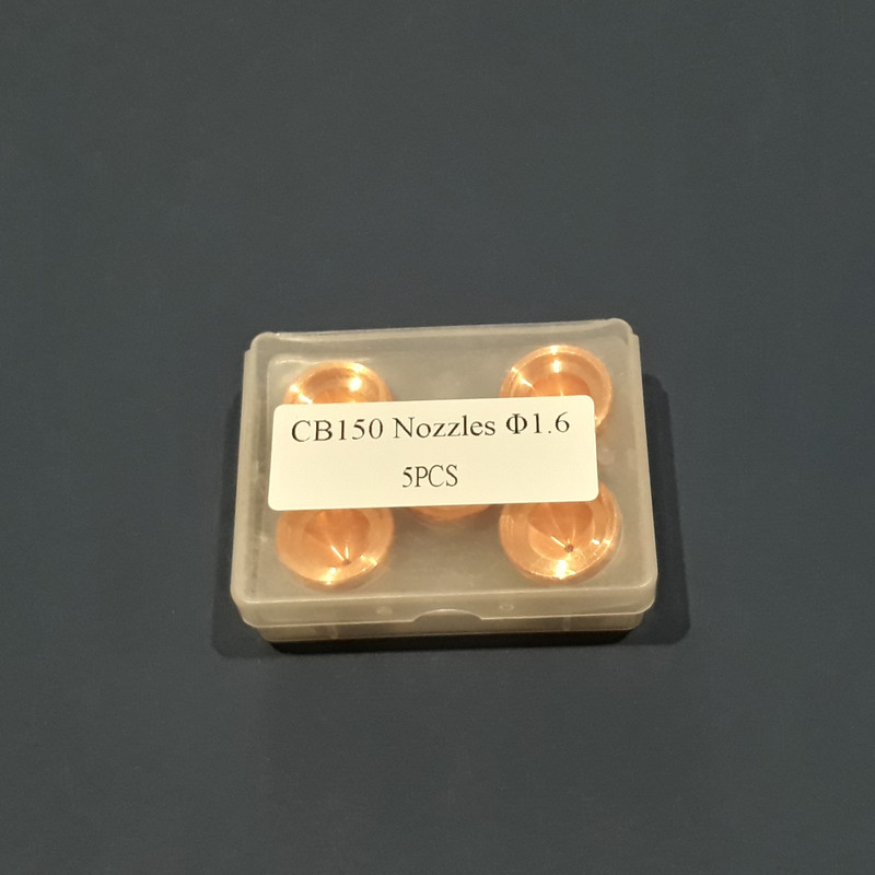نازل برش مدل تورچ پلاسما CB150 سایز 1.6 میلی متر بسته 10 عددی نازل برش مدل تورچ پلاسما CB150 سایز 1.6 میلی متر بسته 10 عددی