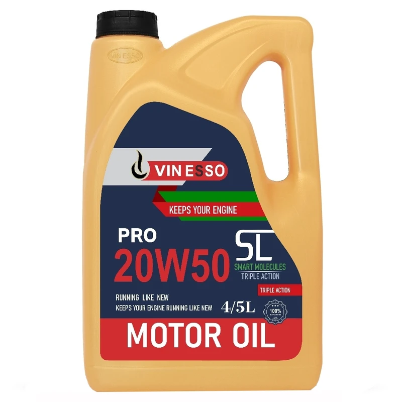 روغن موتور خودرو بنزینی، تنفس طبیعی وینسو اویل مدل API 20W50 SL SL 20W-50 حجم 4.5 لیتر
