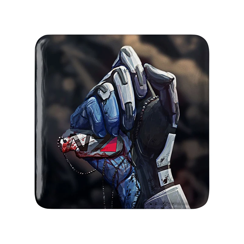 پیکسل خندالو طرح بازی مس افکت (Mass Effect) مدل مربعی کد 31574