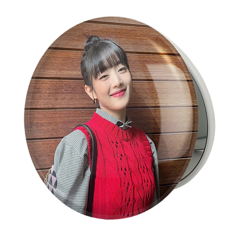 آینه جیبی خندالو طرح مینی گروه جی آیدل GIdle مدل تاشو کد 19532