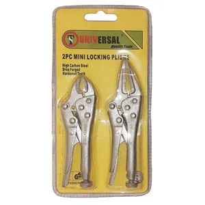 انبرقفلی یونیورسال مدل مینیاتوری سایز 4/5 اینچ مجموعه دو عددی