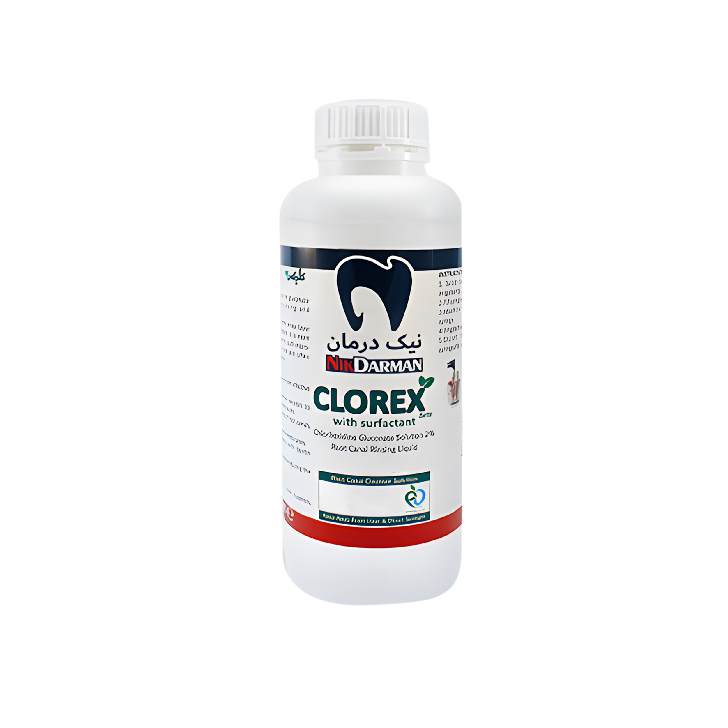 محلول کلرهگزیدین نیک درمان مدل Clorex 2% Mega حجم 1000 میلی لیتر