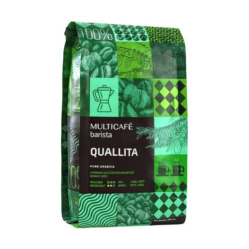 دانه قهوه QUALLITA مولتی کافه - 250 گرم 