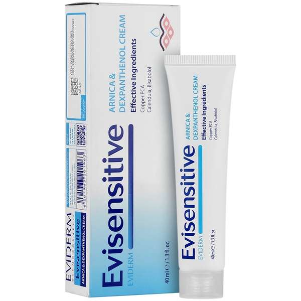 کرم ترمیم کننده اویدرم اوی سنسیتیو  مدل arnica حجم 40 میلی لیتر