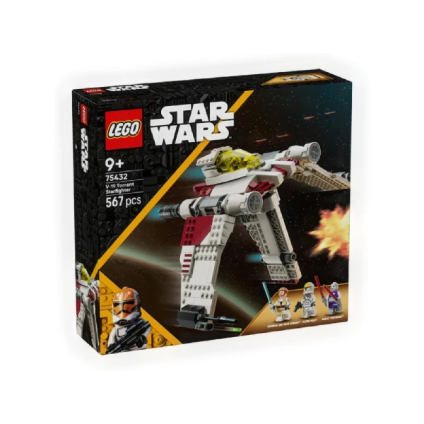 لگو 567 تکه سری استاروارز مدل Star Wars V-19 Torrent Starfighter کد 75432