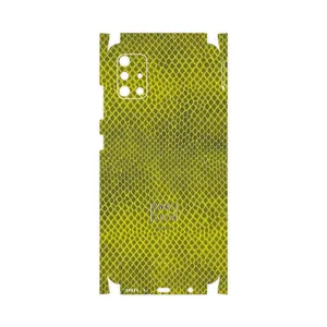 MAHOOT Yellow Snake Skin-FullSkin Cover Sticker for Samsung Galaxy A51