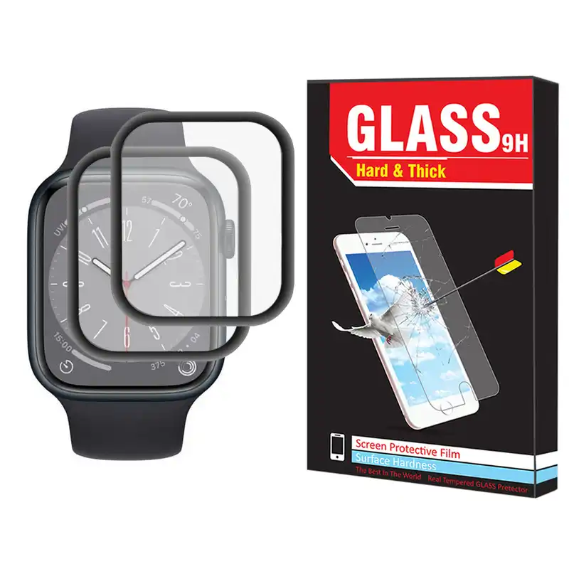 محافظ صفحه نمایش نانو هارد اند تیک مدل NHT مناسب برای ساعت هوشمند اپل واچ سری 8 45 میلی متری بسته دو عددی