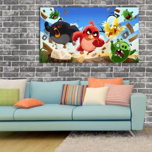 تابلو شاسی کودک مدل Angry Birds کد 2