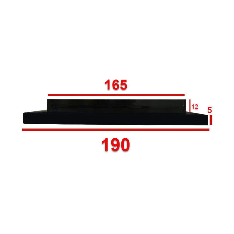 شومینه دیواری برقی شومینه بیستون مدل H.C_190_L2.bs