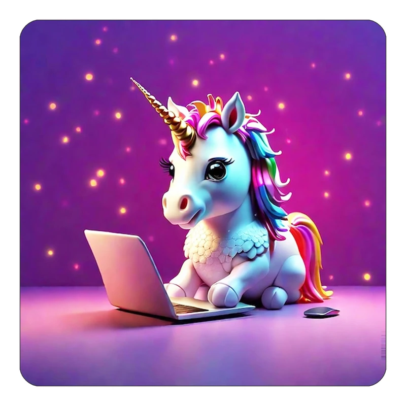 مگنت کاکتی طرح اسب تک شاخ و یونیکورن مدل mp30951