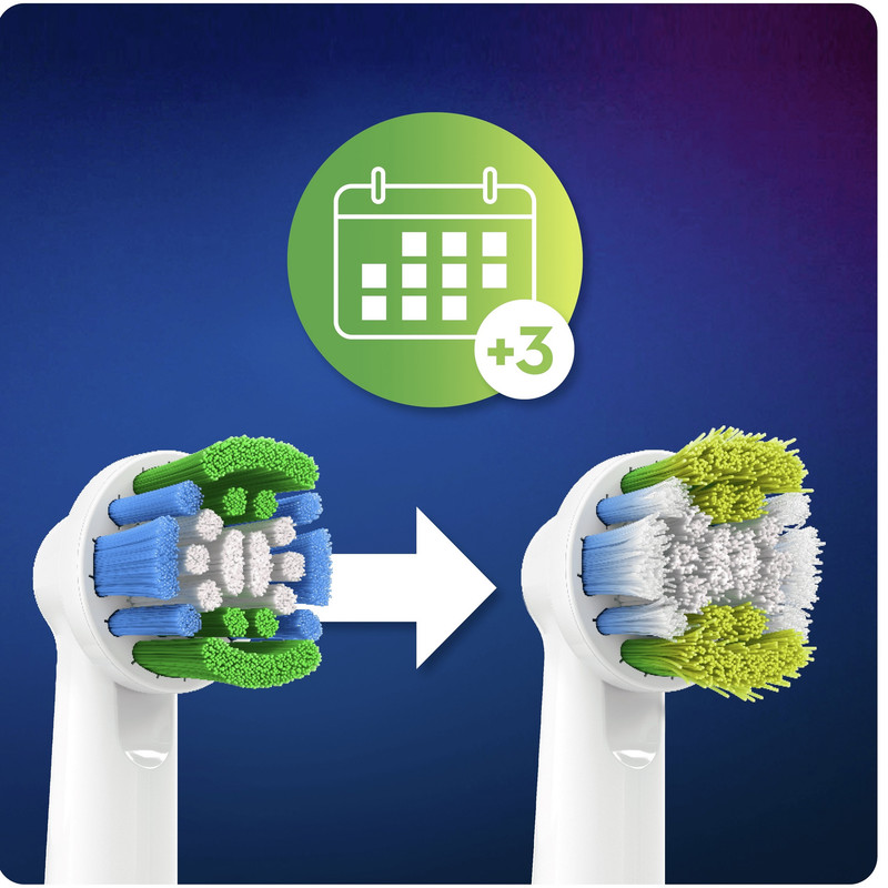 سری یدک مسواک برقی اورال-بی مدل Precision Clean بسته 5 عددی