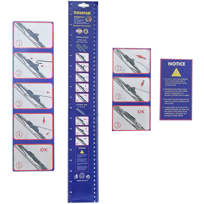 تيغه برف پاك كن لايت استار مدل 20+20 مناسب براي ال90 بسته دوعددي