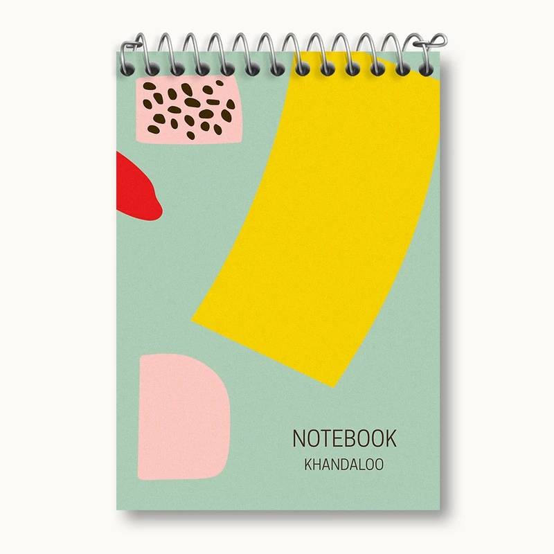 دفتر یادداشت 50 برگ خندالو مدل انتزاعی کد N151