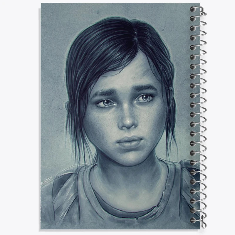 دفتر ژورنال نویسی 50 برگ خندالو مدل نقطه ای طرح لست آف آس (The Last Of Us) کد F562