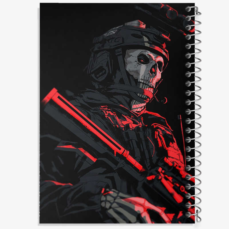 دفتر مشق 100 برگ خندالو طرح کال اف دیوتی (Call of duty) کد F11
